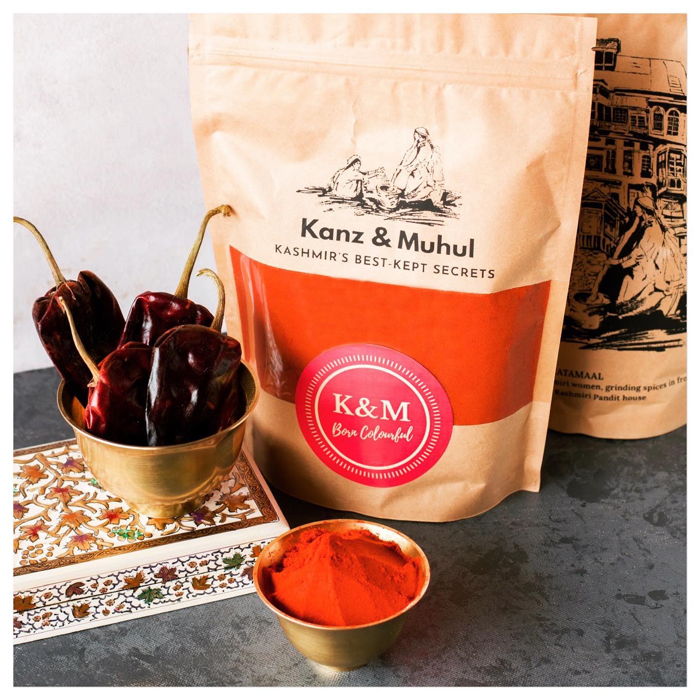 Kashmiri Red Chilli Powder & Garam Masala Collection