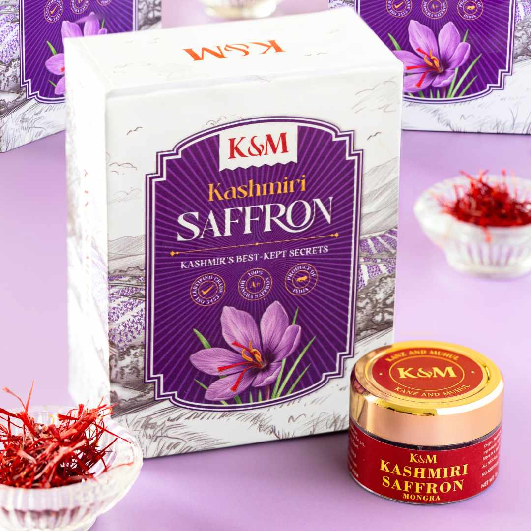 K&M Kashmiri Mongra Saffron – Grade A++ | Premium Quality Kesar