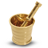 K&M Royal Brass Mortar & Pestle