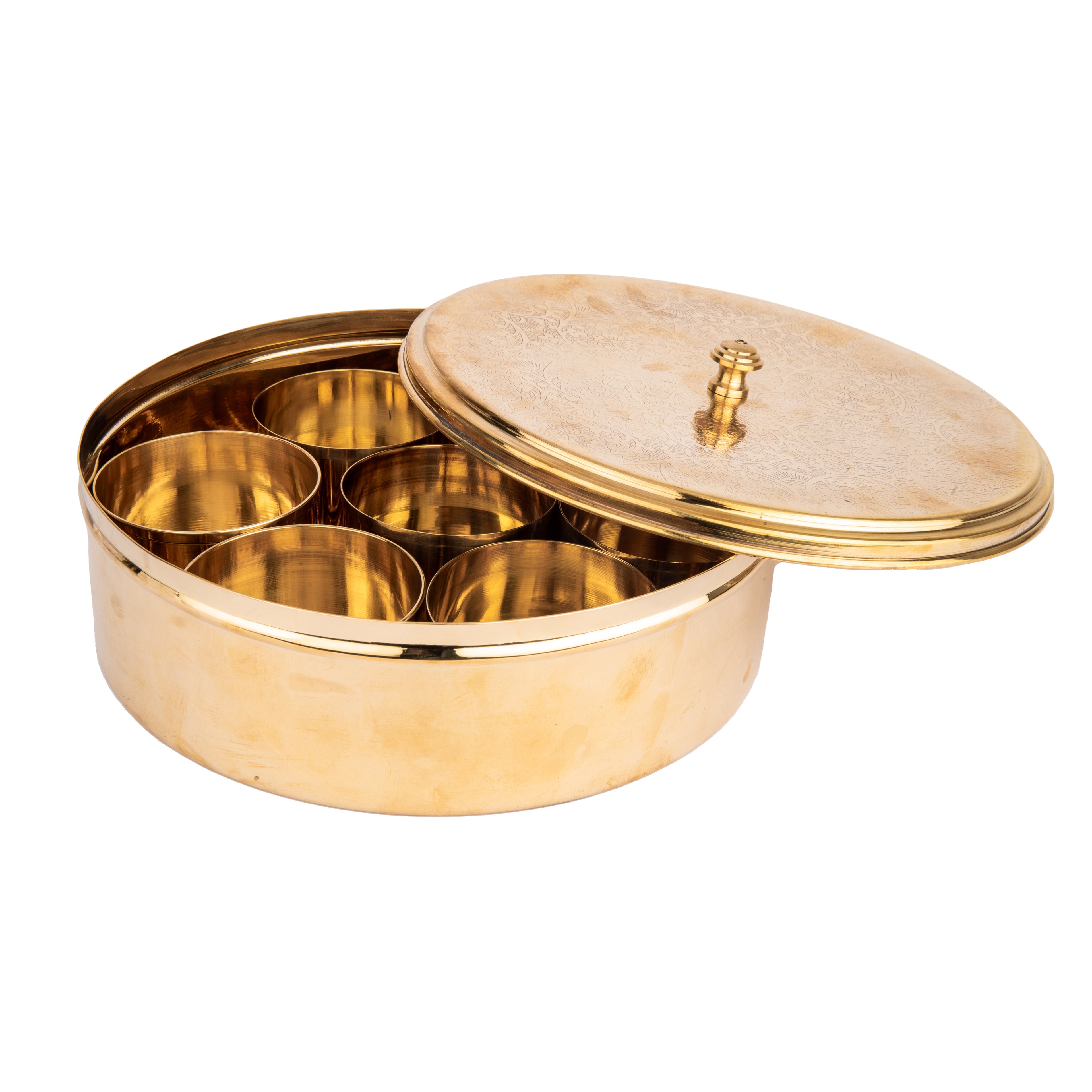 K&M Brass Spice Box (Large)