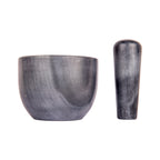 K&M Mortar & Pestle - Black Marble