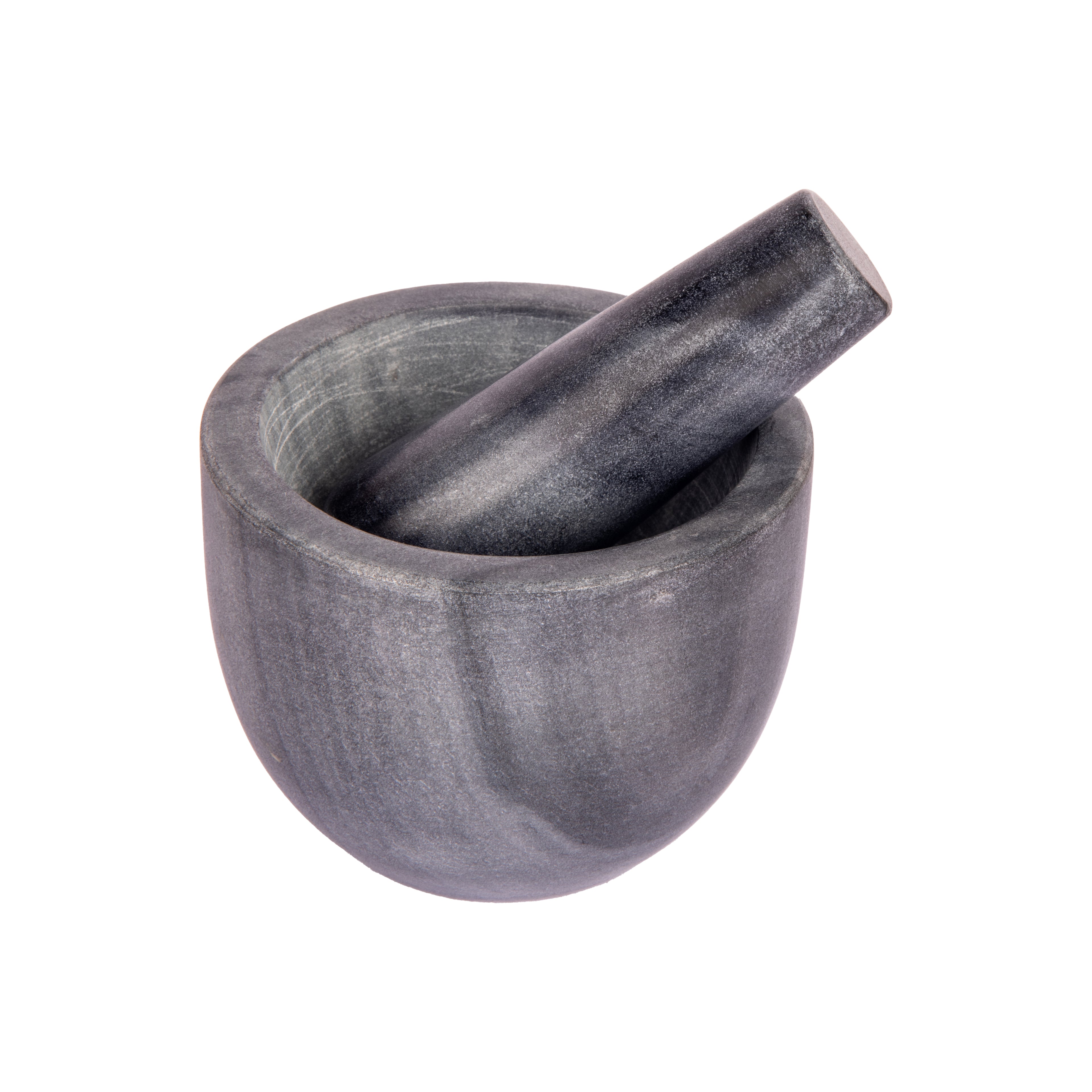 K&M Mortar & Pestle - Black Marble