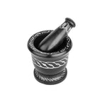 K&M Mortar & Pestle - Black Marble
