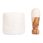 K&M White Mortar Pestle