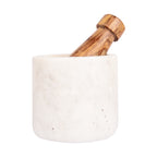 K&M White Mortar Pestle