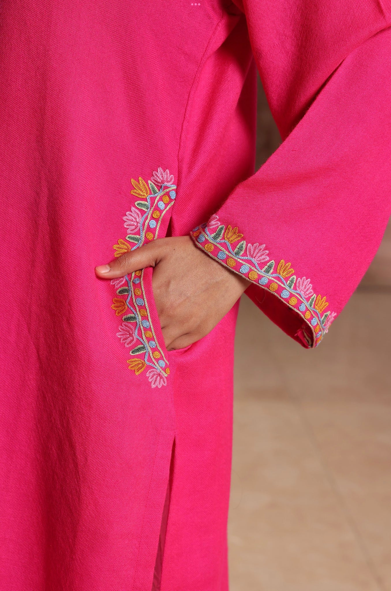 K&M Rani Pink Pheran