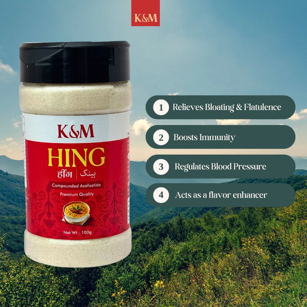 K&M Asafoetida (Hing) - Crystal / Powder / Paste