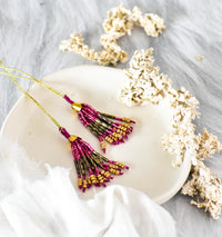 Pink - Brown - Golden / Chandelier