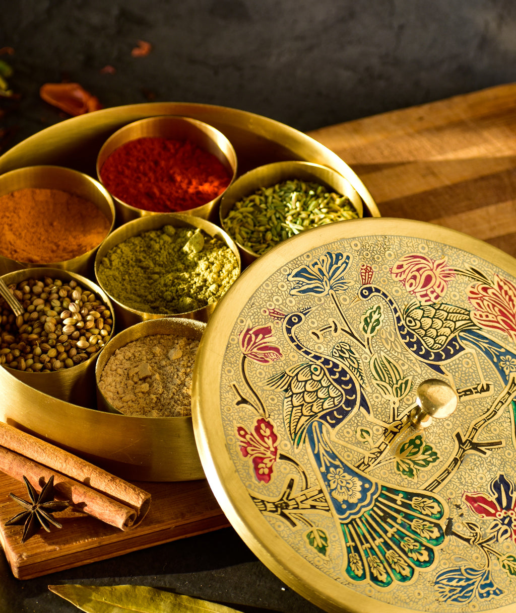 K&M Spice Box - Sacred Peacock Edition 🦚