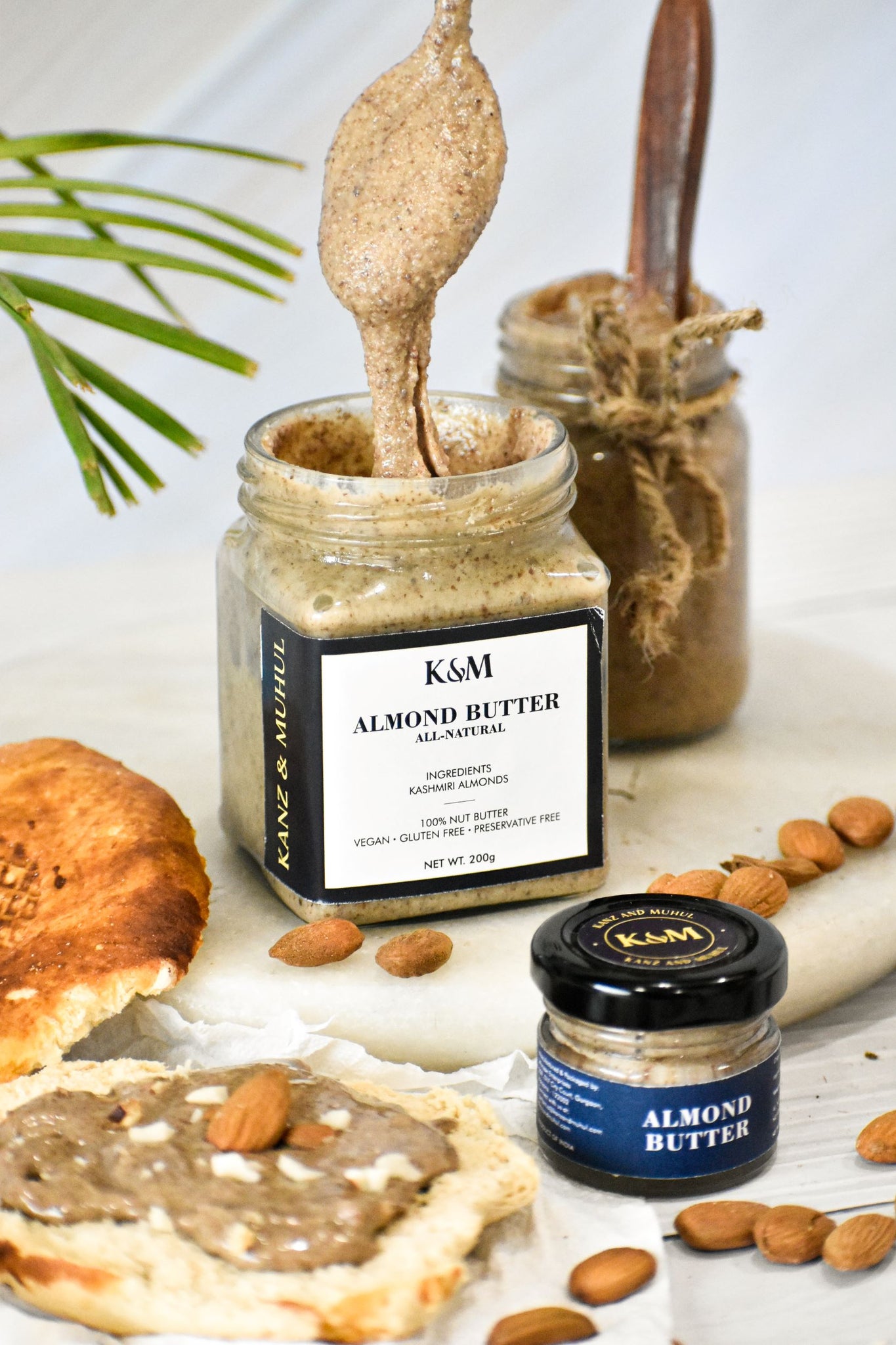 K&M All-Natural Almond Butter - 200 grams