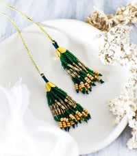 Green & Golden / Chandelier