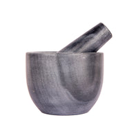 K&M Black Mortar Pestle (Large) - 1344g; Mortar: 3in (Height), 3.2in (Diameter); Pestle: 4in (Length)