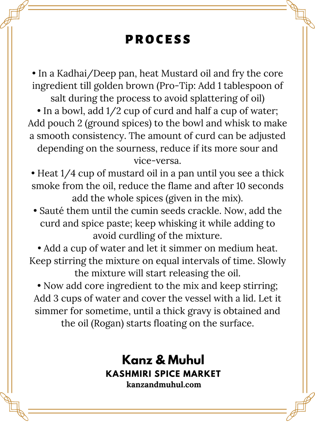 Roganjosh Spice Blend | 100% Vegetarian