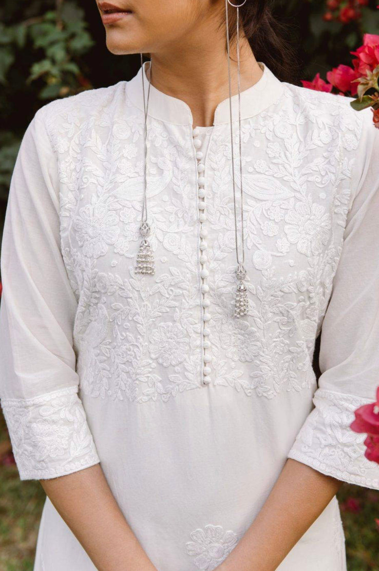 White Cotton Dress