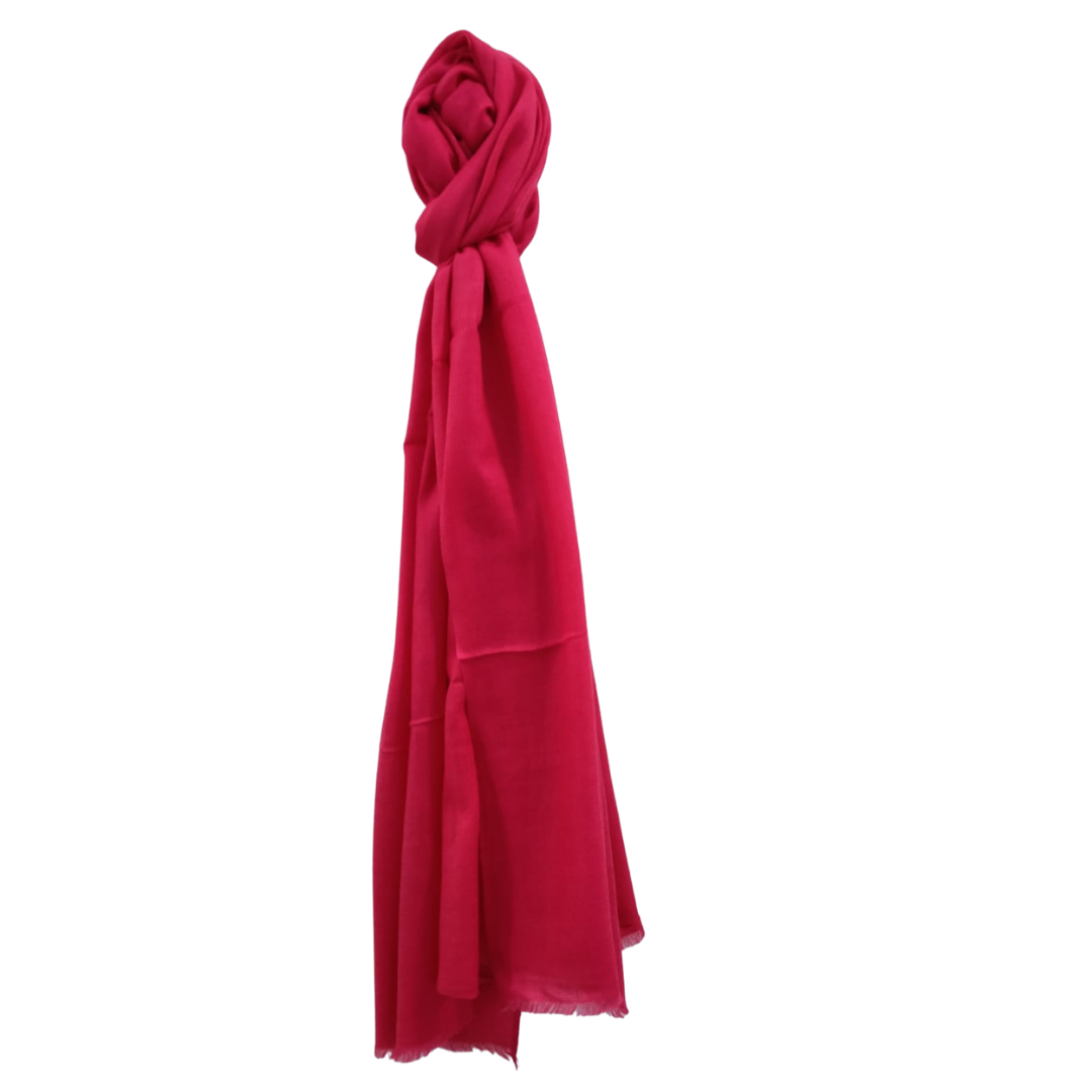 Kashmiri Fine Wool - Semi Pashmina Stole for Women